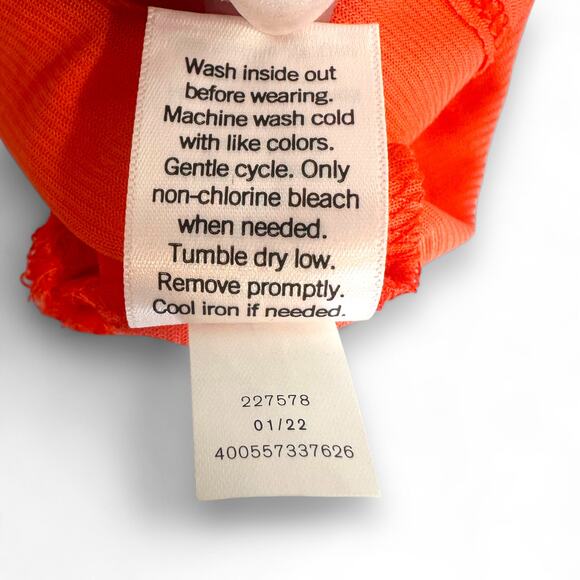 Lauren Conrad NWT Tiered One Shoulder Dress Size XS Orange Ruffle Cocktail Dress - Picture 7 of 9